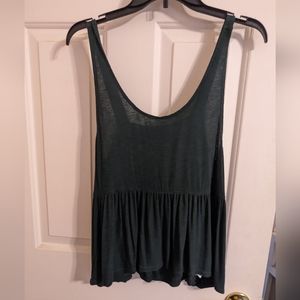 American Eagle hunter green tank